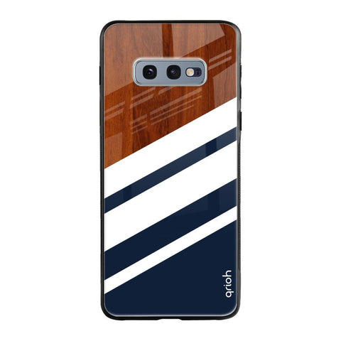 Bold Stripes Samsung Galaxy S10e Glass Cases & Covers Online