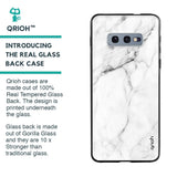Modern White Marble Glass case for Samsung Galaxy S10e