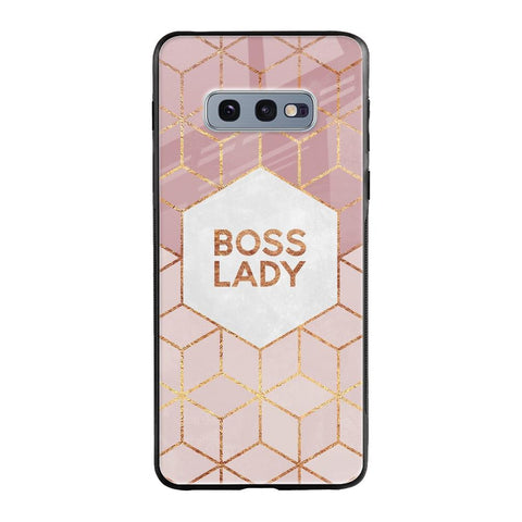 Boss Lady Samsung Galaxy S10e Glass Cases & Covers Online