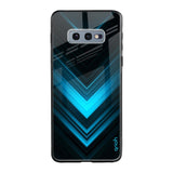 Vertical Blue Arrow Samsung Galaxy S10E Glass Cases & Covers Online