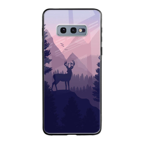 Deer In Night Samsung Galaxy S10E Glass Cases & Covers Online