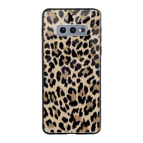 Leopard Seamless Samsung Galaxy S10E Glass Cases & Covers Online