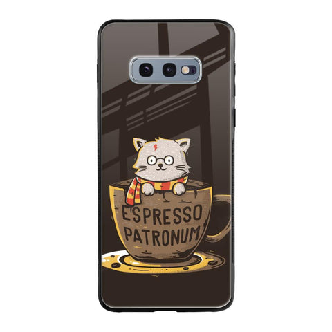 Tea With Kitty Samsung Galaxy S10E Glass Cases & Covers Online