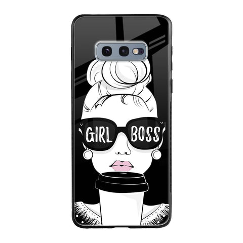 Girl Boss Samsung Galaxy S10E Glass Cases & Covers Online
