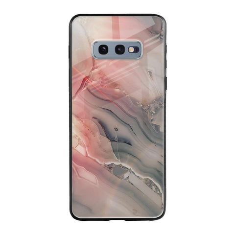Pink And Grey Marble Samsung Galaxy S10E Glass Cases & Covers Online