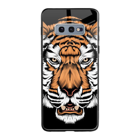 Angry Tiger Samsung Galaxy S10E Glass Cases & Covers Online