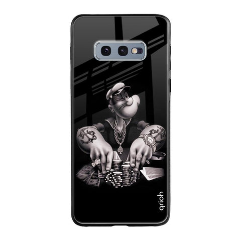 Gambling Problem Samsung Galaxy S10E Glass Cases & Covers Online