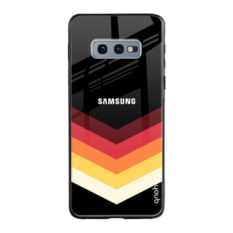 Abstract Arrow Pattern Samsung Galaxy S10E Glass Cases & Covers Online