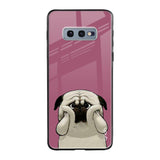 Funny Pug Face Samsung Galaxy S10E Glass Cases & Covers Online
