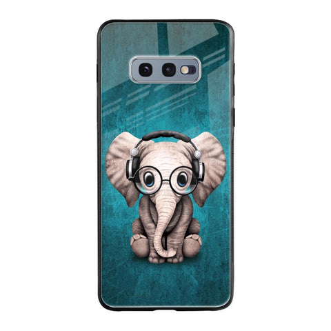 Adorable Baby Elephant Samsung Galaxy S10E Glass Cases & Covers Online