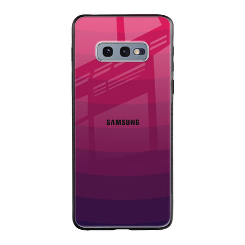 Wavy Pink Pattern Samsung Galaxy S10E Glass Back Cover Online