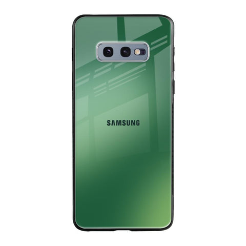 Green Grunge Texture Samsung Galaxy S10E Glass Back Cover Online