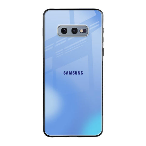 Vibrant Blue Texture Samsung Galaxy S10E Glass Back Cover Online
