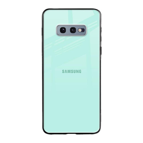 Teal Samsung Galaxy S10E Glass Back Cover Online