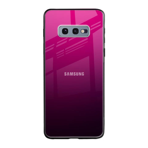 Purple Ombre Pattern Samsung Galaxy S10E Glass Back Cover Online