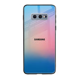Blue & Pink Ombre Samsung Galaxy S10E Glass Back Cover Online