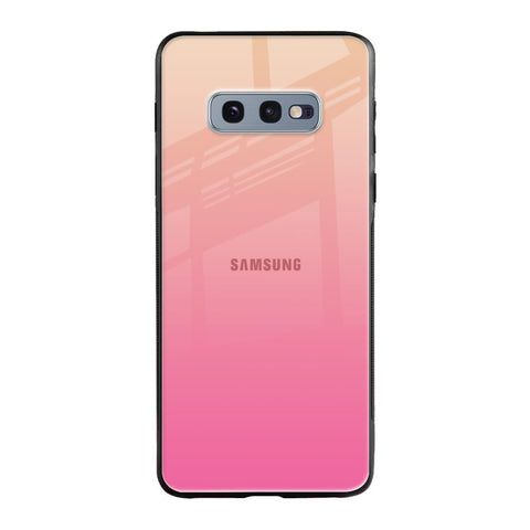 Pastel Pink Gradient Samsung Galaxy S10E Glass Back Cover Online