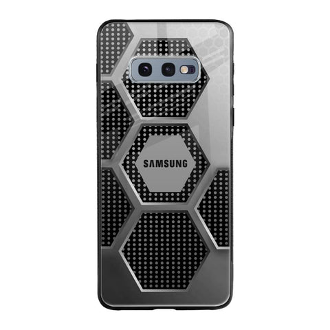 Hexagon Style Samsung Galaxy S10E Glass Back Cover Online
