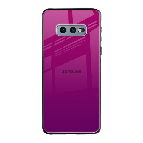 Magenta Gradient Samsung Galaxy S10E Glass Back Cover Online