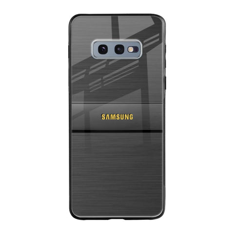 Grey Metallic Glass Samsung Galaxy S10E Glass Back Cover Online