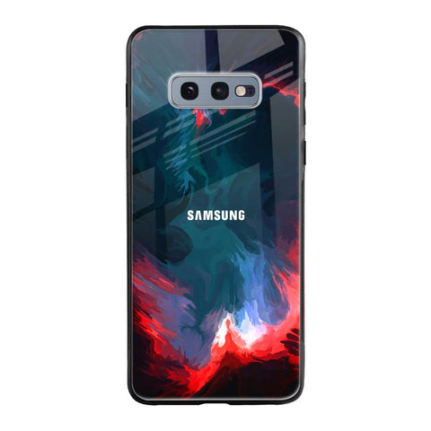 Brush Art Samsung Galaxy S10E Glass Back Cover Online