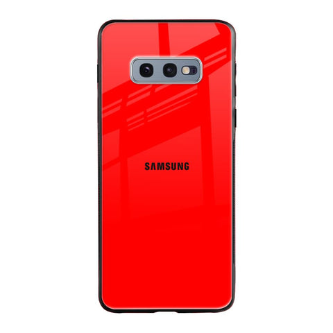Blood Red Samsung Galaxy S10E Glass Back Cover Online