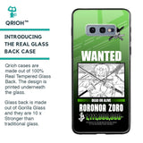 Zoro Wanted Glass Case for Samsung Galaxy S10E