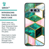 Seamless Green Marble Glass Case for Samsung Galaxy S10E
