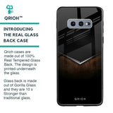 Dark Walnut Glass Case for Samsung Galaxy S10E