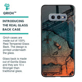 Geographical Map Glass Case for Samsung Galaxy S10E