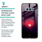 Morning Red Sky Glass Case For Samsung Galaxy S10E