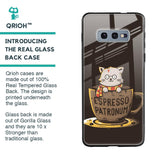 Tea With Kitty Glass Case For Samsung Galaxy S10E