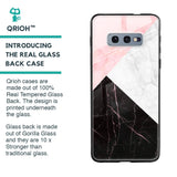 Marble Collage Art Glass Case For Samsung Galaxy S10E