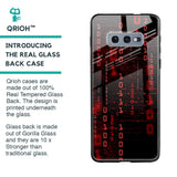 Let's Decode Glass Case For Samsung Galaxy S10E