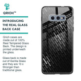 Dark Abstract Pattern Glass Case For Samsung Galaxy S10E