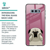 Funny Pug Face Glass Case For Samsung Galaxy S10E
