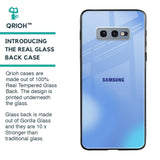 Vibrant Blue Texture Glass Case for Samsung Galaxy S10E