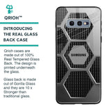 Hexagon Style Glass Case For Samsung Galaxy S10E