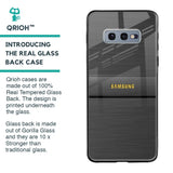 Grey Metallic Glass Case For Samsung Galaxy S10E