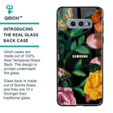 Flowers & Butterfly Glass Case for Samsung Galaxy S10E