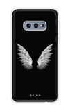 White Angel Wings Samsung Galaxy S10e Back Cover