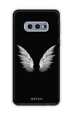 White Angel Wings Samsung Galaxy S10e Back Cover