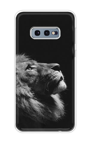 Lion Looking to Sky Samsung Galaxy S10e Back Cover