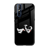 Space Traveller Vivo V15 Pro Glass Back Cover Online