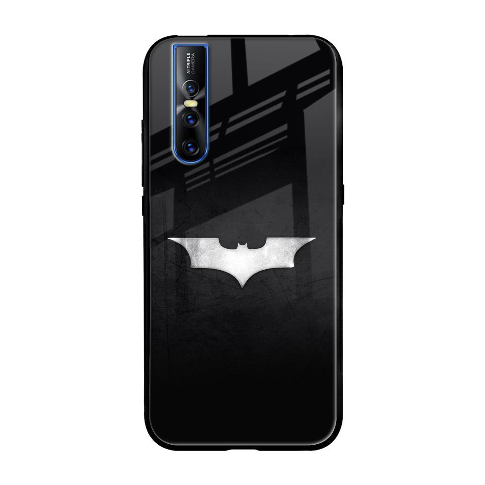 Super Hero Logo Vivo V15 Pro Glass Back Cover Online