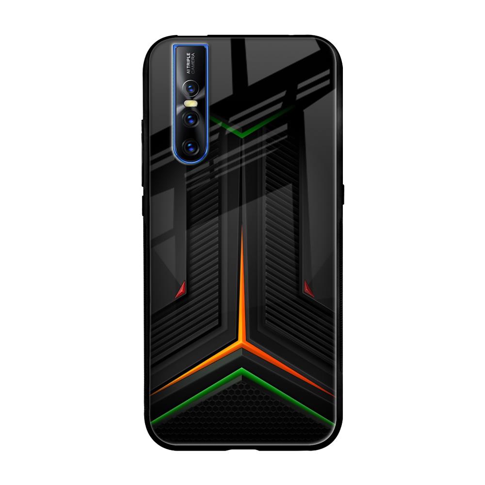 Modern Ultra Chevron Vivo V15 Pro Glass Back Cover Online