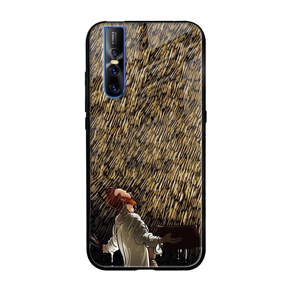 Rain Festival Vivo V15 Pro Glass Back Cover Online