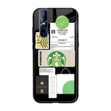 Coffee Latte Vivo V15 Pro Glass Back Cover Online