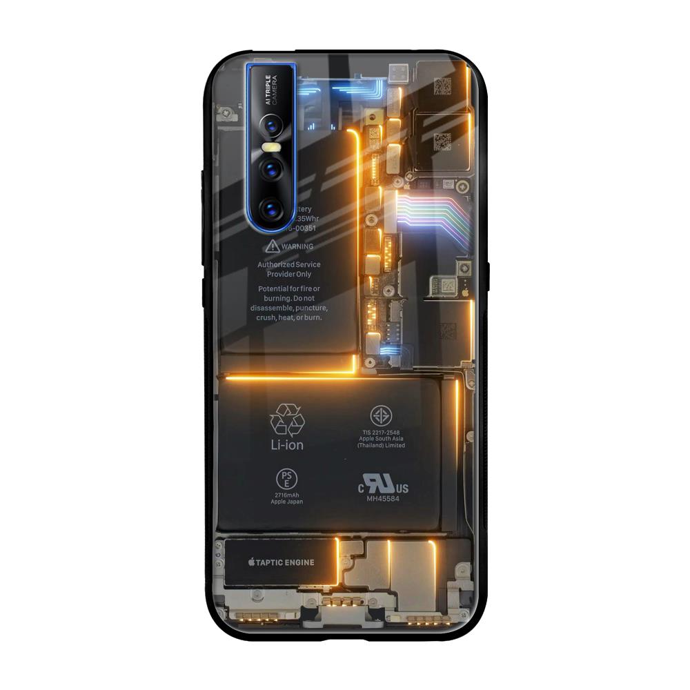 Glow Up Skeleton Vivo V15 Pro Glass Back Cover Online