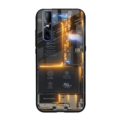 Glow Up Skeleton Vivo V15 Pro Glass Back Cover Online